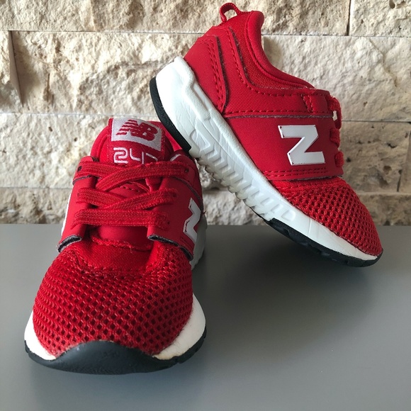 New Balance Other - New Balance baby size 4 KA247CCI red, EUC